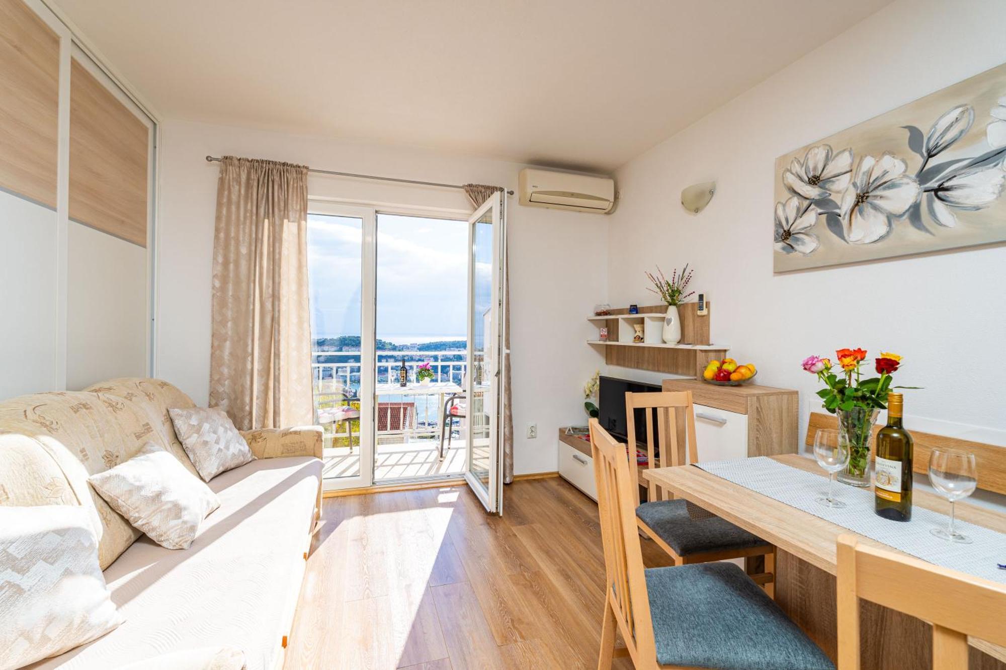 Sea View Apartment Nuncijata Dubrovnik Dış mekan fotoğraf